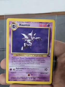 Haunter 3rd Print Fossil Set 1999-2000 Copyright Australia Pokemon Card Rare... - Image 3