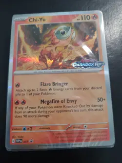 Chi-Yu Pokemon Deck SVP 057 Paradox Rift Build & Battle Deck Stamped SEALED - Image 1