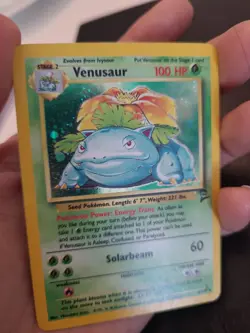 Venusaur - 18/130 - Pokemon Base Set 2 Holo Rare WOTC Vintage LP/Minor Dent - Image 3