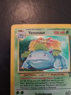 Venusaur - 18/130 - Pokemon Base Set 2 Holo Rare WOTC Vintage LP/Minor Dent - Image 4