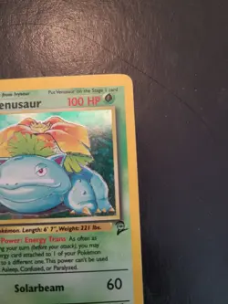 Venusaur - 18/130 - Pokemon Base Set 2 Holo Rare WOTC Vintage LP/Minor Dent - Image 5