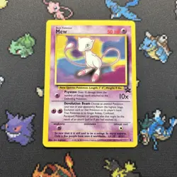 Mew 8 Promo MP -Vintage Rare Pokemon Card- Black Star Promo (3z) - Image 1