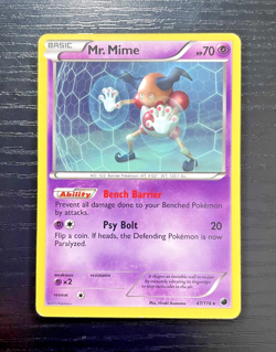Mr. Mime 47/116 BW Plasma Freeze PLF Regular Rare Pokemon TCG - Image 1