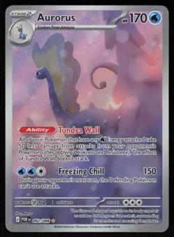 AURORUS 092/088 Holo Illustration Rare Perfect Order Pokemon Holo Near Mint - Image 1