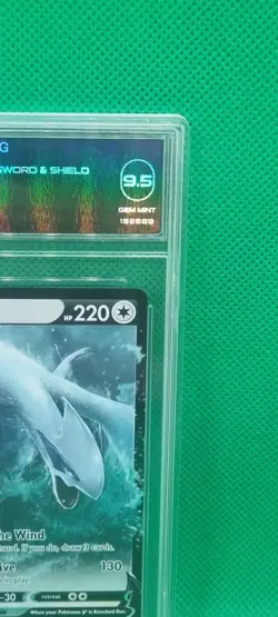 TCG 9.5 GEM MINT Lugia V 138/195 Ultra Rare Pokemon SWSH Silver Tempest 2022 - Image 4