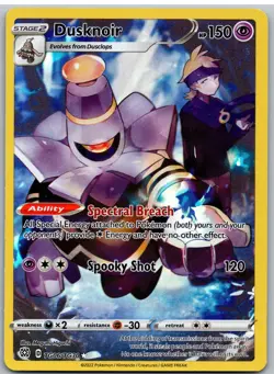 Dusknoir TG06/TG30 Holo Brilliant Stars Trainer Gallery Pokemon NM - Image 1