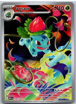 Ivysaur 134/132 Illustration Rare Mega Evolution Pokemon NM - Image 1