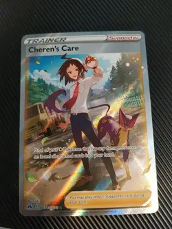 Cheren's Care - GG58/GG70 - Pokemon Crown Zenith Galarian Gallery Full Art NM - Image 1