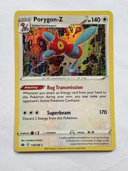 Porygon-Z 118/198 Holo Rare Chilling Reign Pokemon NM/M - Image 1