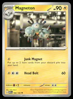 Magneton 082/165 Scarlet & Violet Pokemon TCG trading card - Image 1