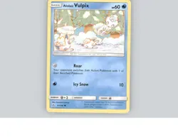 Alolan Vulpix 30/156 Common Ultra Prism Pokemon Near Mint - Image 1