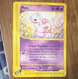 Pokemon TCG Mew Expedition Base Set Rare Non-Holo #55/165 English (2002) - Image 1