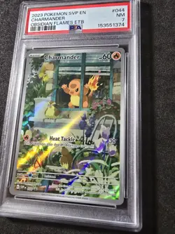 Charmander #044 Black Star Promo - Pokemon (2023) Obsidian Flames PSA NM 7 💎 - Image 3