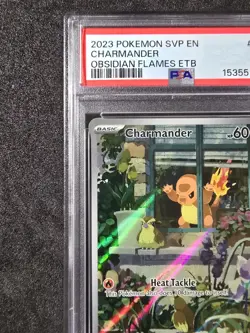 Charmander #044 Black Star Promo - Pokemon (2023) Obsidian Flames PSA NM 7 💎 - Image 4