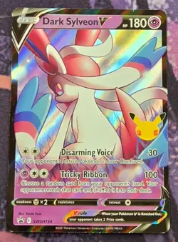 Pokemon: SWSH: Sword & Shield Promo Cards: Holofoil Dark Sylveon V: MP Condition - Image 1