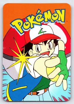 Pikachu #025 Pokemon Vending Prism Holo Sticker Card Authentic Nintendo - Nm/Vlp - Image 2