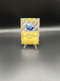 Pokemon TCG Electrode 134/091 Sv: Paldean Fates Baby Shiny Holo Card Near Mint - Image 2