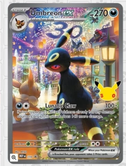 Pokemon TCG: 30th Celebration UPC Umbreon EX MEP 110 PROMO ONLY - (PREORDER) - Image 1