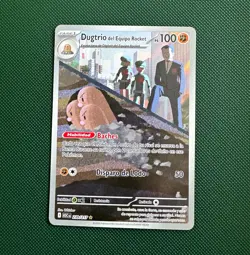 Pokemon TCG Dugtrio del Equipo Rocket 239/217 SV 151 IR Full Art Holo SP - Image 1