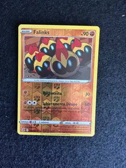 FALINKS 154/264 REVERSE HOLO COLPO FUSIONE SPADA E SCUDO CARTA POKEMON ITA - Image 1