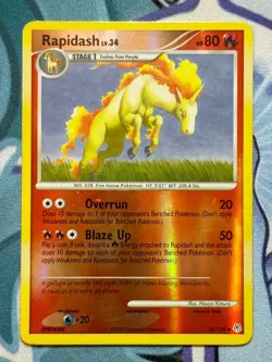 Rapidash LV.34 - 59/102 - Reverse Holo - Diamond & Pearl - Pokemon TCG - Image 1