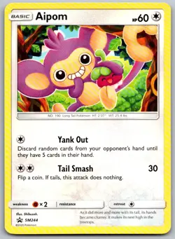 Aipom - SM244 Promo Sun & Moon Promo Pokemon Near Mint - Image 1