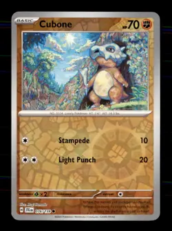 Cubone 076/159 Common Journey Together Pokemon Reverse Holo Near Mint - Image 1