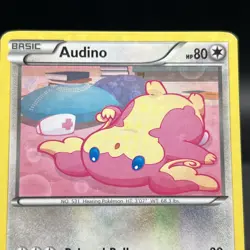 Audino RC17/RC25 Holo Legendary Treasures Radiant Collection Pokemon Card - Image 5