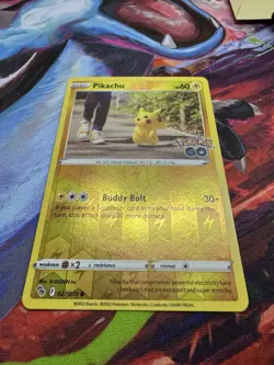 Pikachu 027/078 Pokemon GO Reverse Holo - Image 2