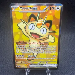 Meowth ex - 107/088 Ultra Rare ME03: Perfect Order Pokemon Holo Near - Image 1