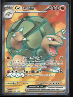 Golem ex 189/165 - Pokemon 151 - Ultra Rare - NM - Image 1