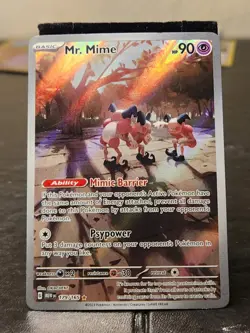 Mr. Mime Illustration Rare SV: Scarlet & Violet 151 179/165 Tcg Card Pokemon - Image 1