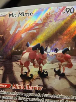 Mr. Mime Illustration Rare SV: Scarlet & Violet 151 179/165 Tcg Card Pokemon - Image 2