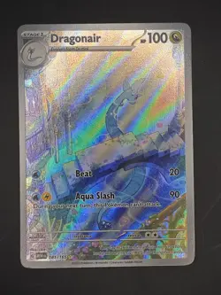 2023 Pokemon DRAGONAIR #181/165 Scarlet & Violet 151 Illustration Rare English - Image 1