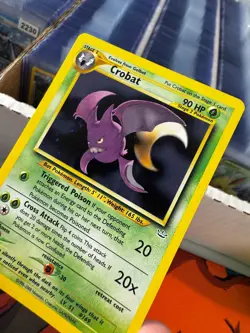 Crobat 4/64 Unlimited Holo Rare Neo Revelation Pokemon Card - Image 4