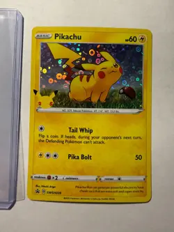 Pikachu SWSH039 General Mills Promo 2020 Holo Pokemon TCG Card NM Print Line - Image 1