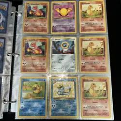 Pokemon TCG Lot Pikachu Cute Binder & Marvel Cards Vtg Modern - Image 1