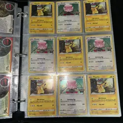Pokemon TCG Lot Pikachu Cute Binder & Marvel Cards Vtg Modern - Image 2