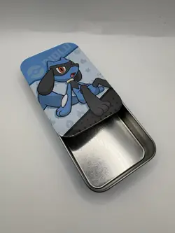 Riolu Pokemon Chinese Exclusive Damage Counter Storage Mini Tin - Image 3