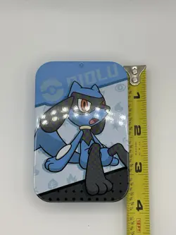 Riolu Pokemon Chinese Exclusive Damage Counter Storage Mini Tin - Image 4