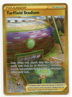 Pokemon SWSH07 Evolving Skies Turffield Stadium (Secret) 234/203 NM - Image 1