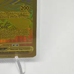Pokemon Mega Zygarde EX Gold Full Art Foil 310 HP 200 Attack POR 124/088 *READ* - Image 4