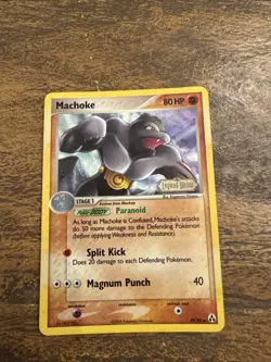 The Pokemon Company Machoke Legend Maker Uncommon 80 HP Reverse Holo 39/92 - Image 1