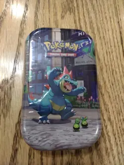 Pokemon TCG Lumiose City Mini Tin Feraligatr New Sealed !!! 3 - Image 1