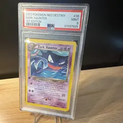 The Pokemon Company Dark Haunter 2002 Neo Destiny 1st Ed 36/105 PSA 9 - Image 1