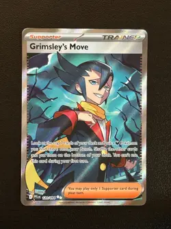 Grimsley's Move 120/094 Ultra Rare Phantasmal Flames Pokemon Holo Lightly Played - Image 1