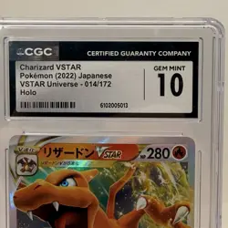 POKEMON 2022 Japanese Star Birth CHARIZARD Vstar Universe - 014/172 Holo CGC 10 - Image 2