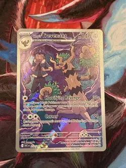 Pokemon TCG Hop's Trevenant Full Art Ascedned Heroes NM 237/217 - Image 1