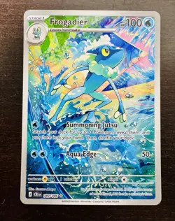 Pokemon TCG Frogadier 089/086 Illustration Rare IR Chaos Rising Near Mint NM - Image 1