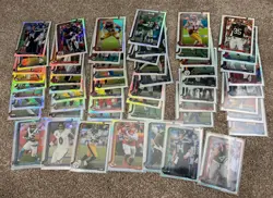 2025 Topps Chrome Football NFL Fanatics Exclusive Lot Of Rookies And Vets! - Image 1